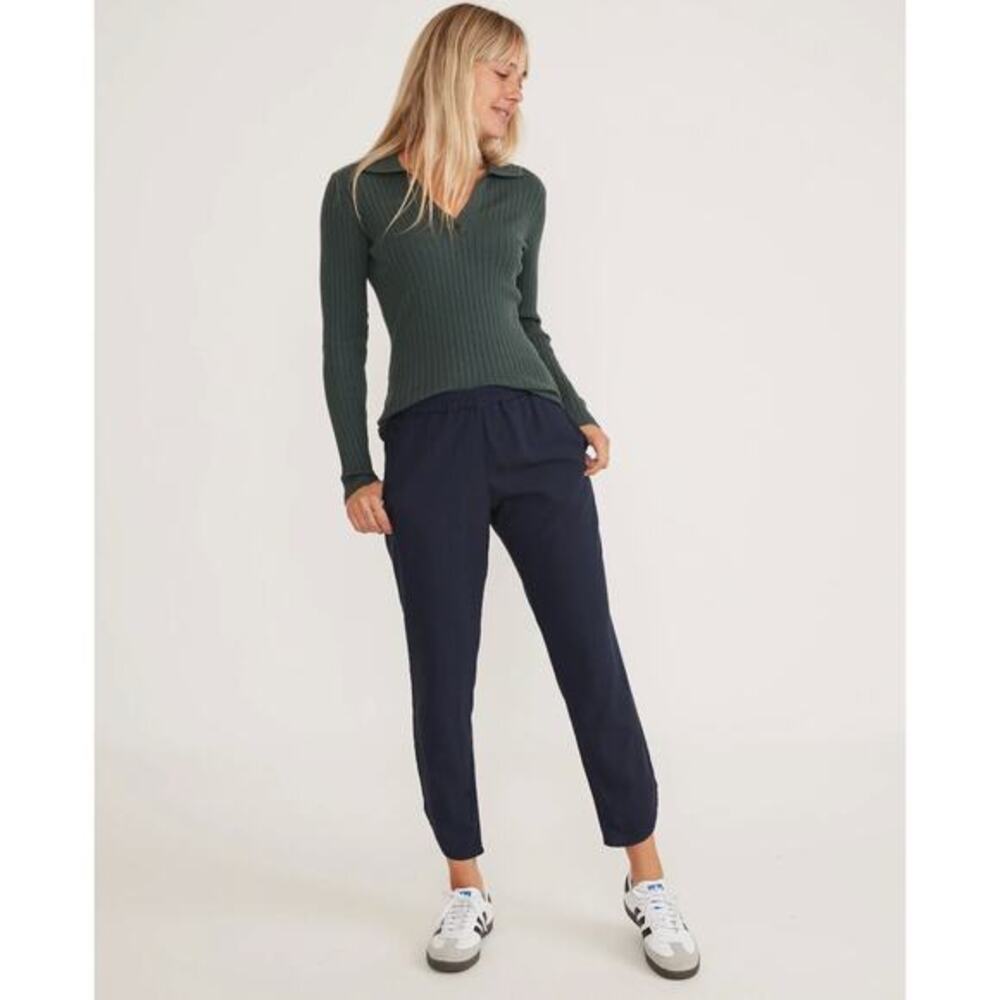 marine layer navy blue Allison re spun pants